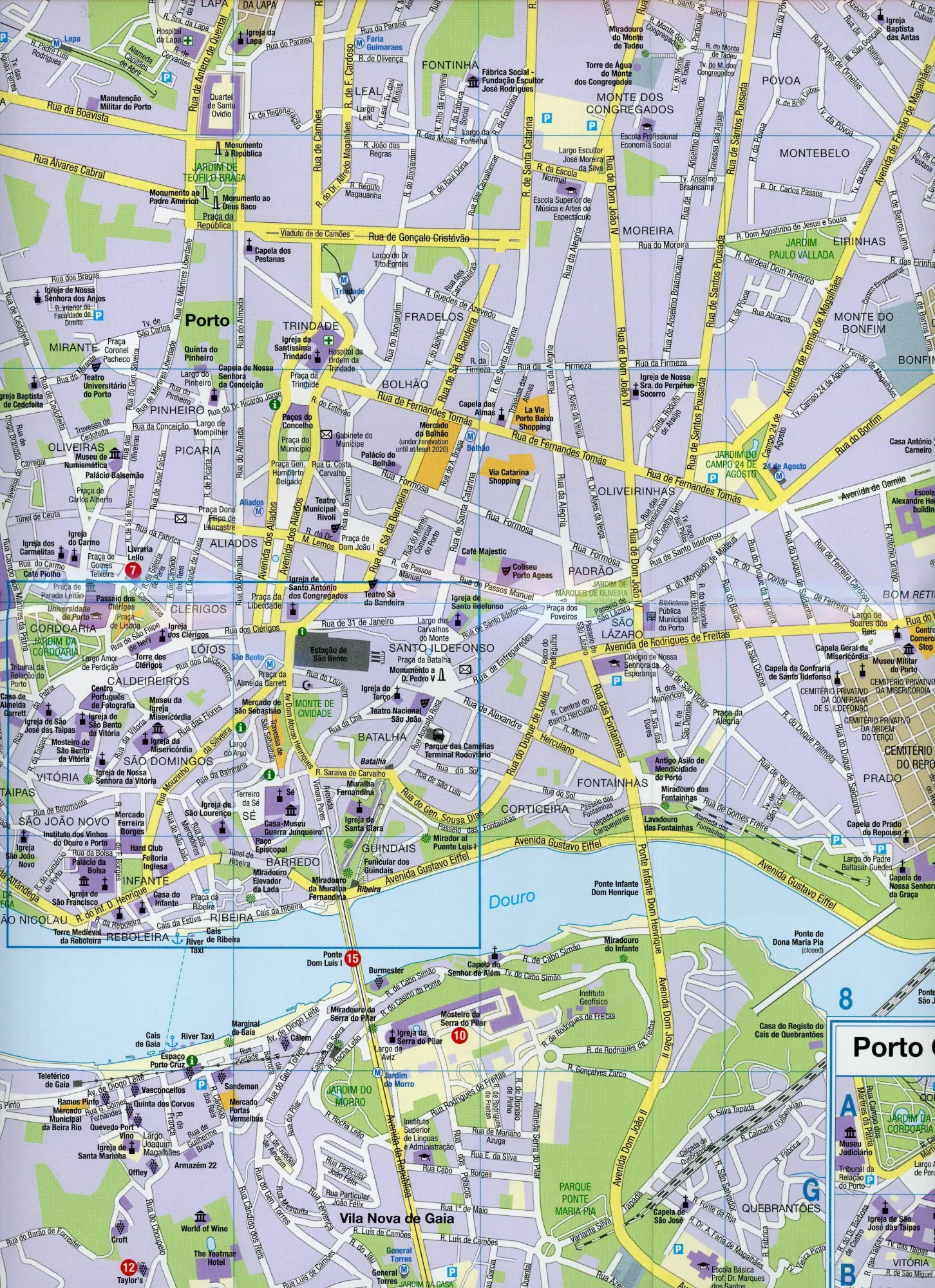 Bild: 9781789199697 | Insight Guides Flexi Map Porto (Insight Maps) | Insight Guides | 2020