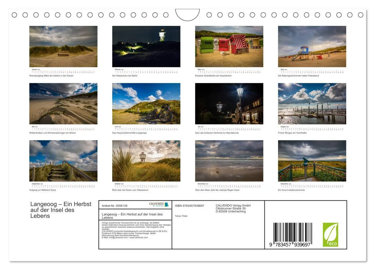 Bild: 9783457939697 | Langeoog - Ein Herbst auf der Insel des Lebens (Wandkalender 2026...
