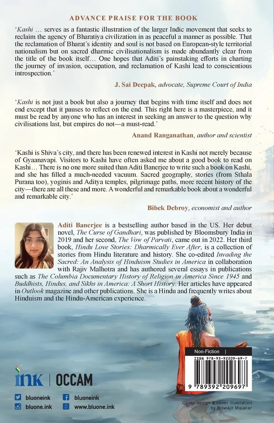 Rückseite: 9789392209697 | Kashi | The Valiant History of a Sacred Geography | Aditi Banerjee