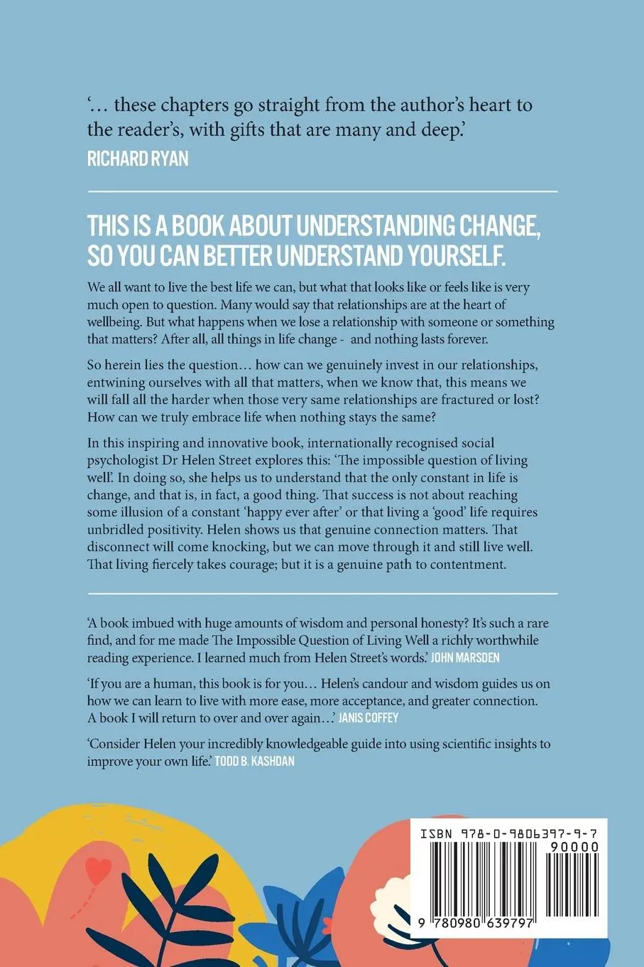 Rückseite: 9780980639797 | The Impossible Question of Living Well | Helen Street | Taschenbuch