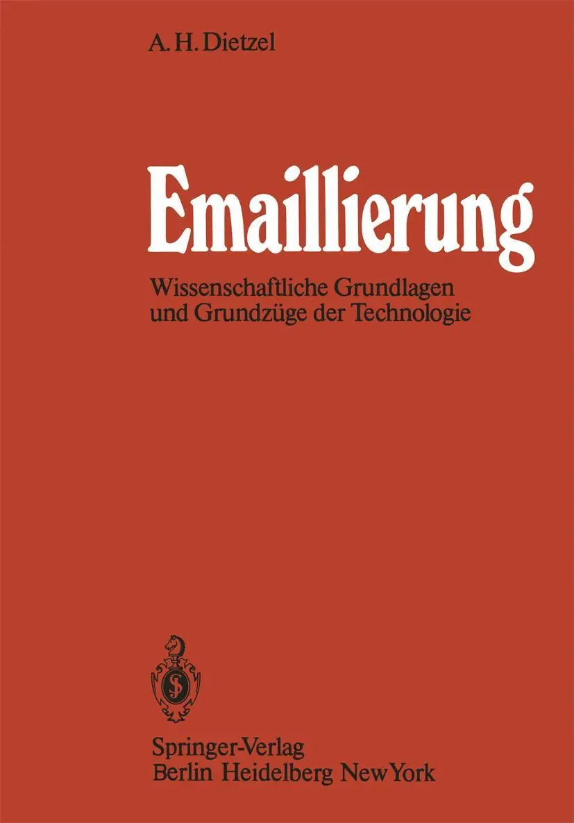 Cover: 9783642509797 | Emaillierung | A. H. Dietzel | Taschenbuch | xii | Deutsch | 2012