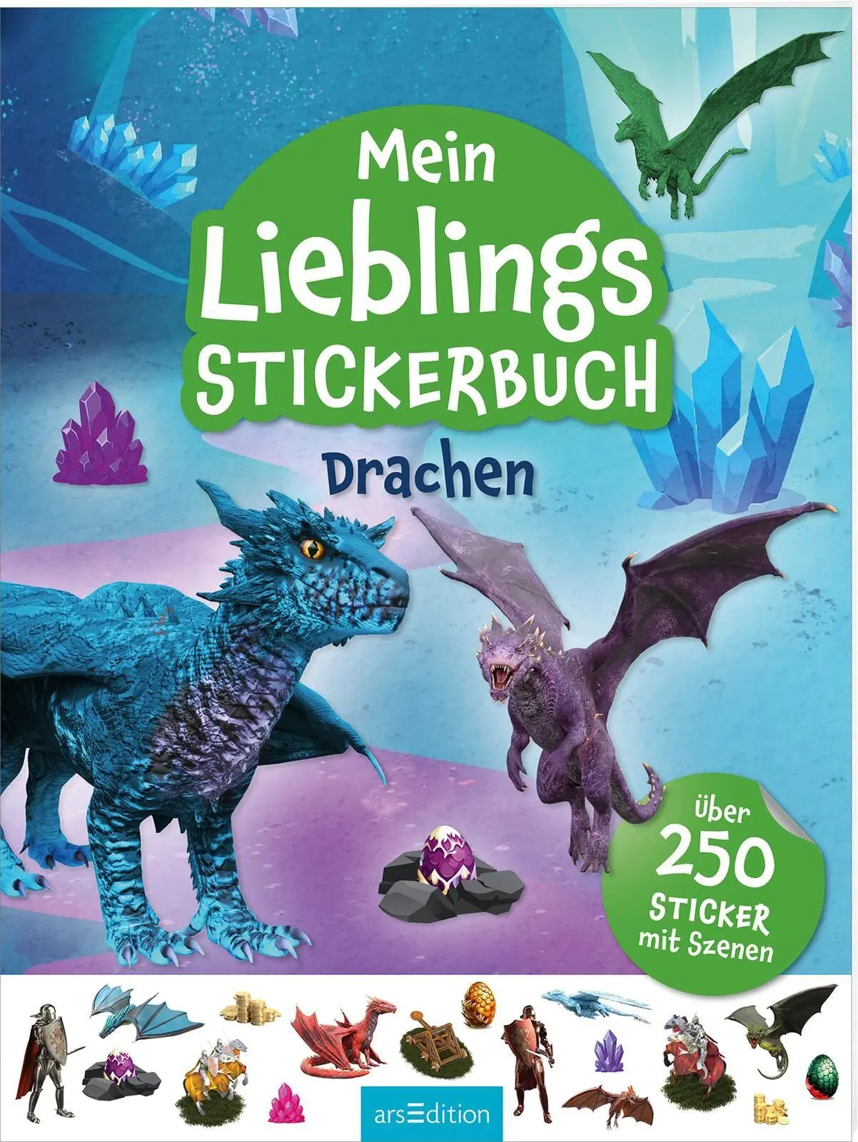 Cover: 9783845869797 | Mein Lieblings-Stickerbuch - Drachen | Über 250 Sticker mit Szenen