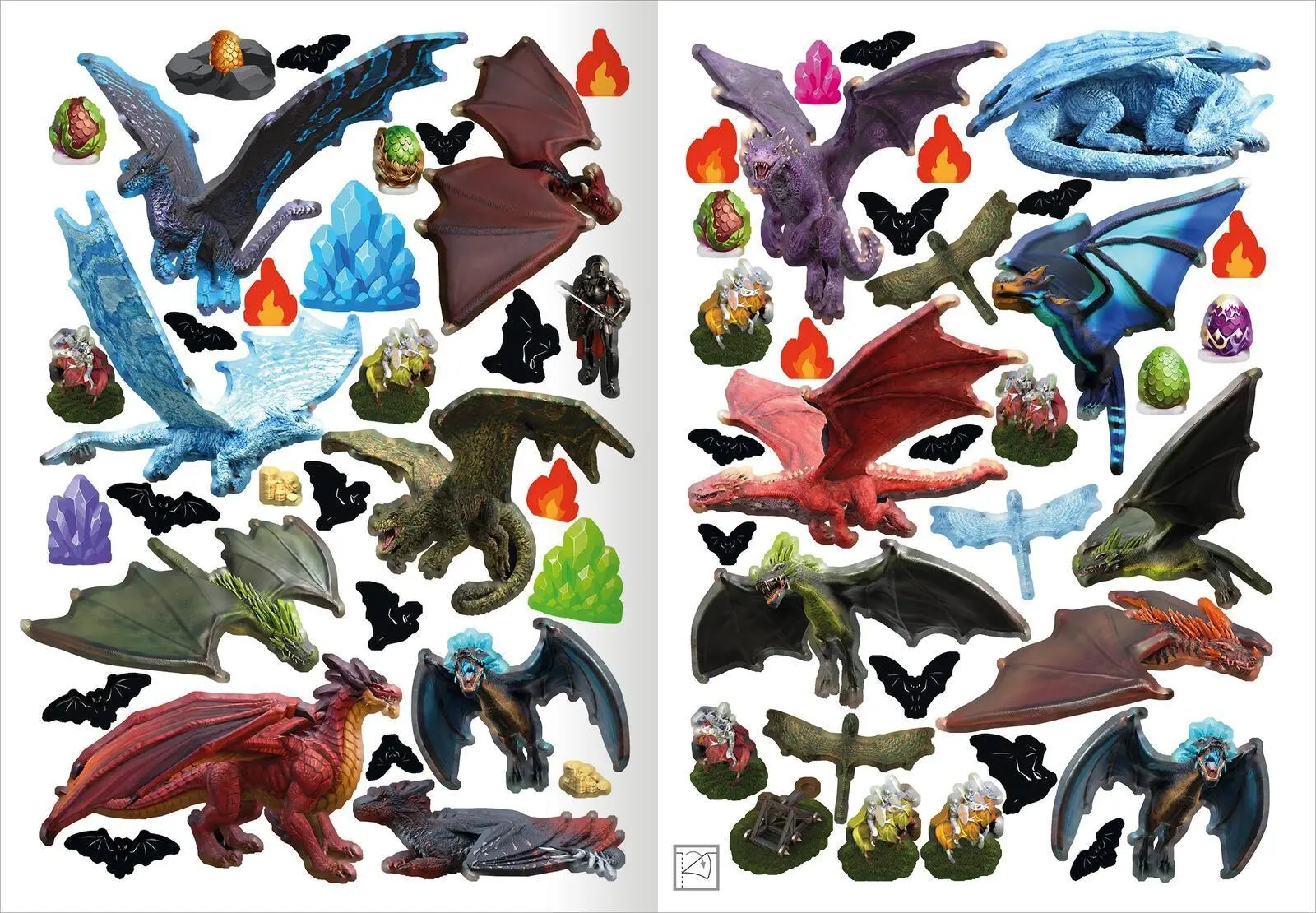 Bild: 9783845869797 | Mein Lieblings-Stickerbuch - Drachen | Über 250 Sticker mit Szenen