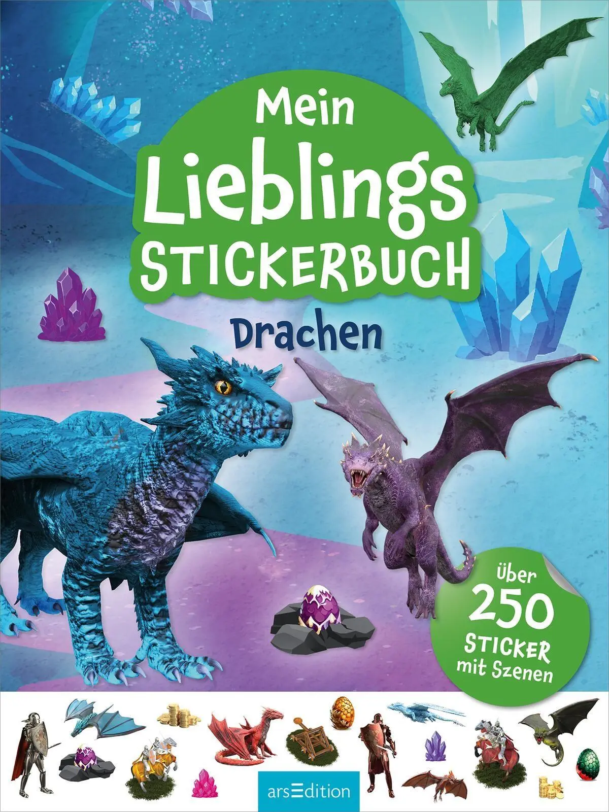 Bild: 9783845869797 | Mein Lieblings-Stickerbuch - Drachen | Über 250 Sticker mit Szenen