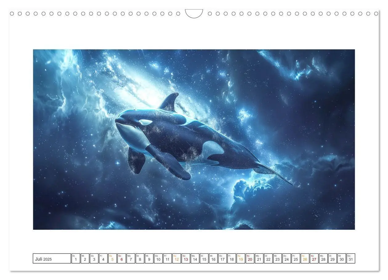 Bild: 9783383809897 | Tiere im Weltraum (Wandkalender 2025 DIN A3 quer), CALVENDO...