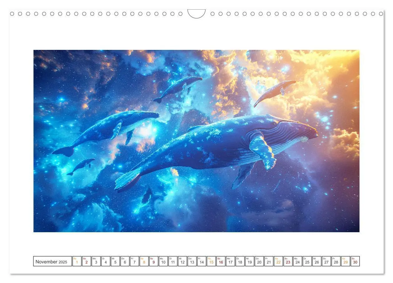Bild: 9783383809897 | Tiere im Weltraum (Wandkalender 2025 DIN A3 quer), CALVENDO...