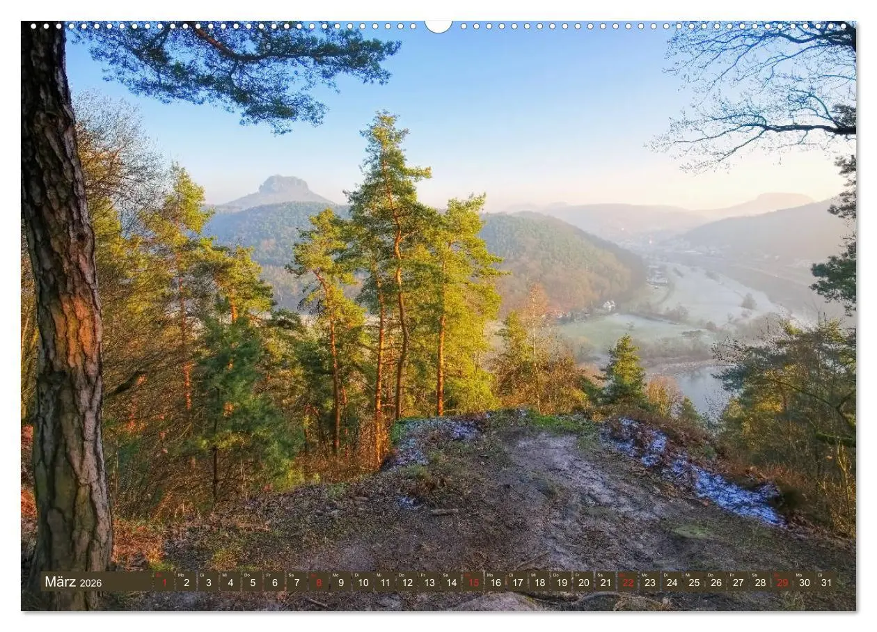 Bild: 9783457779897 | Die Schönheit der Sächsischen Schweiz (Wandkalender 2026 DIN A2...