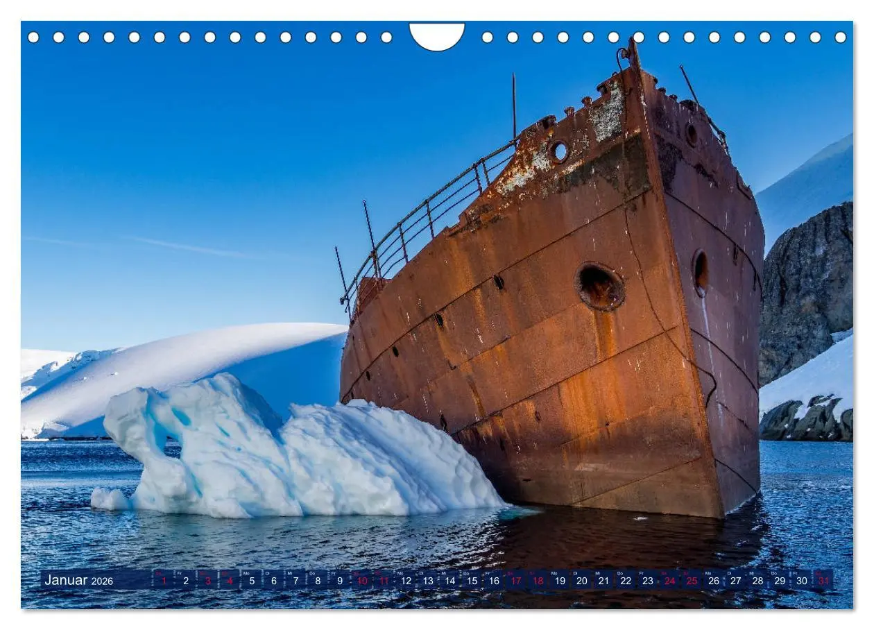 Bild: 9783457919897 | Antarktis Gletscher, Robben, Pinguine (Wandkalender 2026 DIN A4...