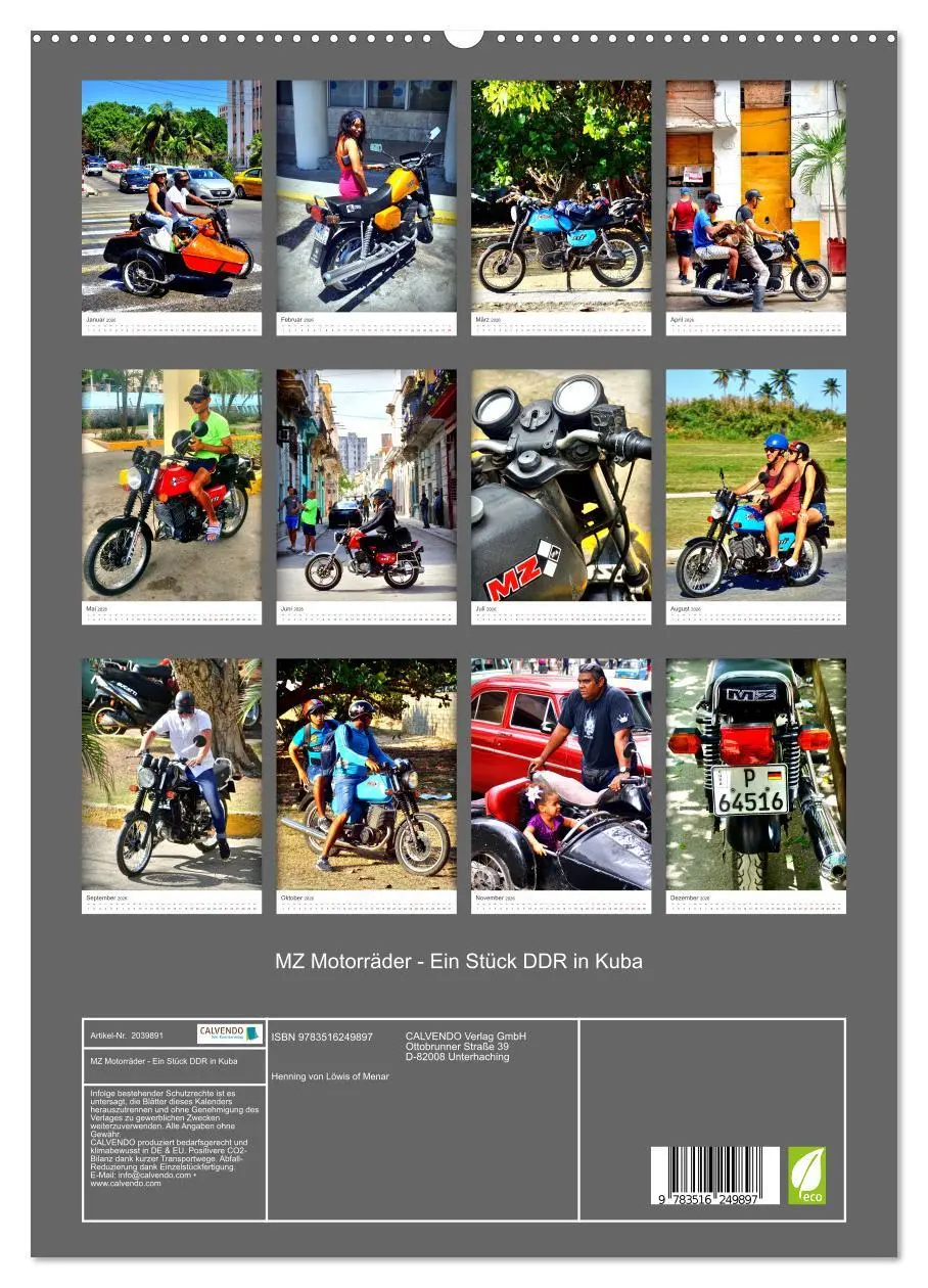 Bild: 9783516249897 | MZ Motorräder - Ein Stück DDR in Kuba (hochwertiger Premium...