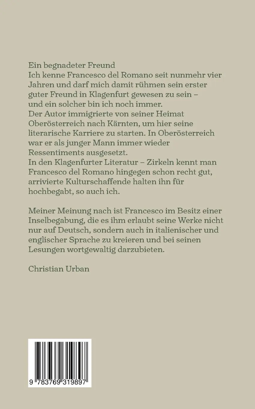 Rückseite: 9783769319897 | Die Helden der letzten Tage | Erzählung | Francesco Del Romano | Buch