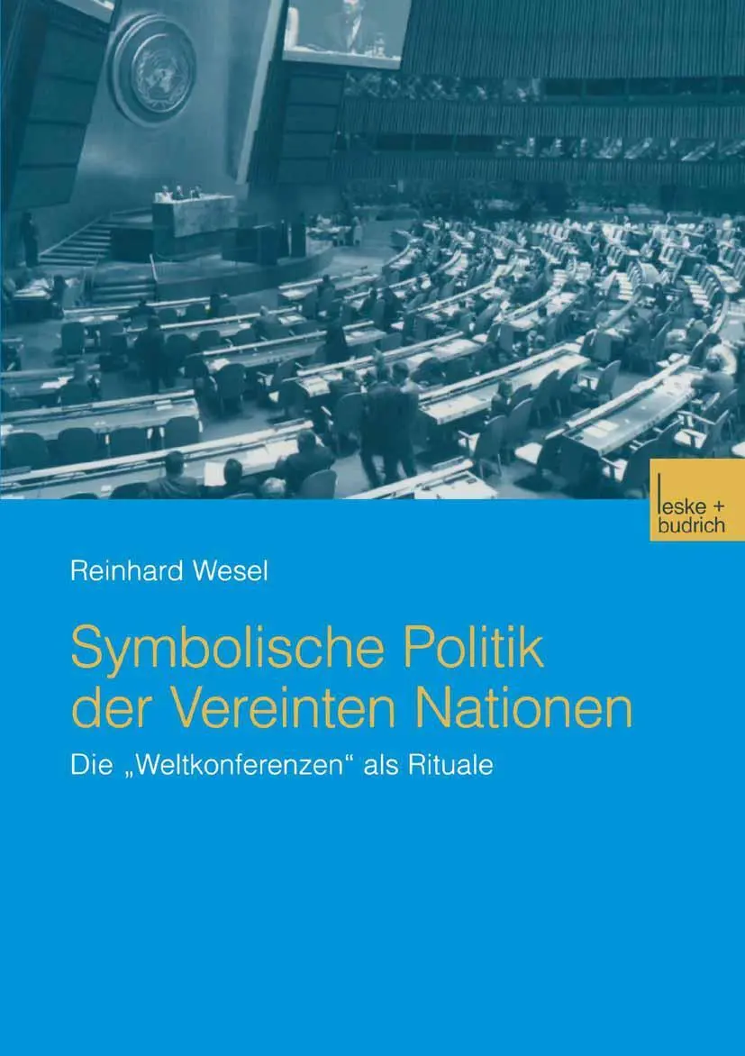 Cover: 9783810039897 | Symbolische Politik der Vereinten Nationen | Reinhard Wesel | Buch