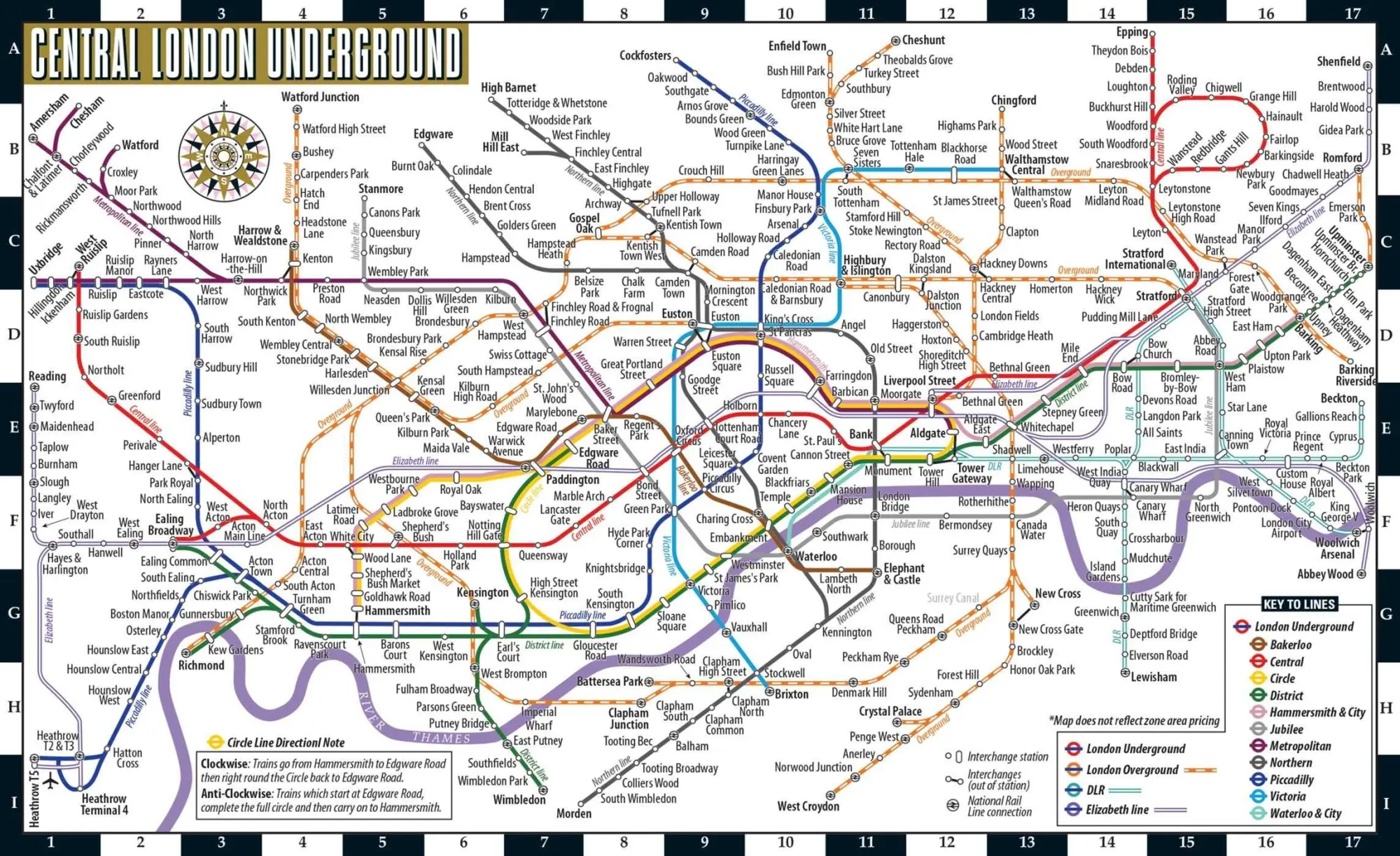 Cover: 9782067259997 | Streetwise London Underground Map | Michelin | (Land-)Karte | Englisch
