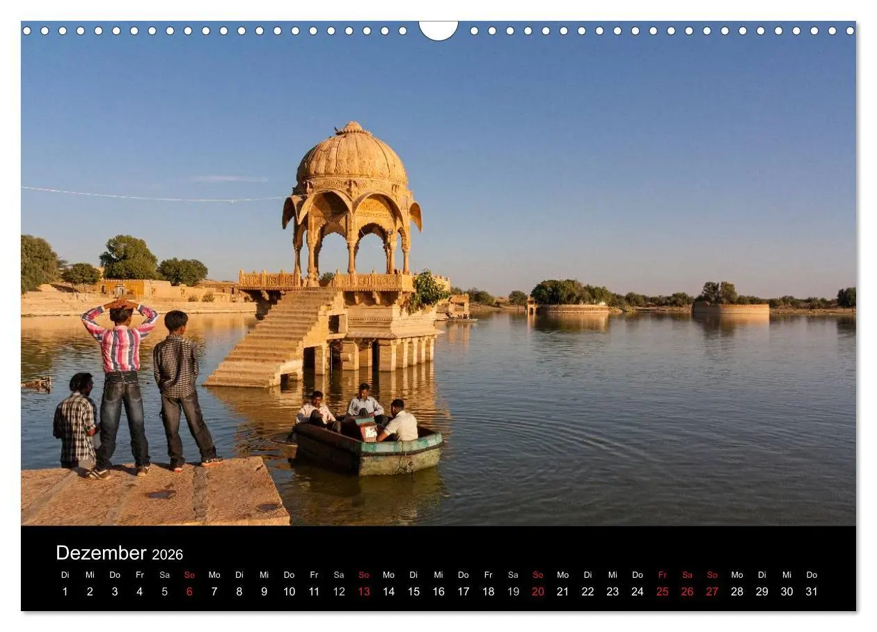 Bild: 9783516239997 | Indien, vom Taj Mahal zur Wüste Thar (Wandkalender 2026 DIN A3...