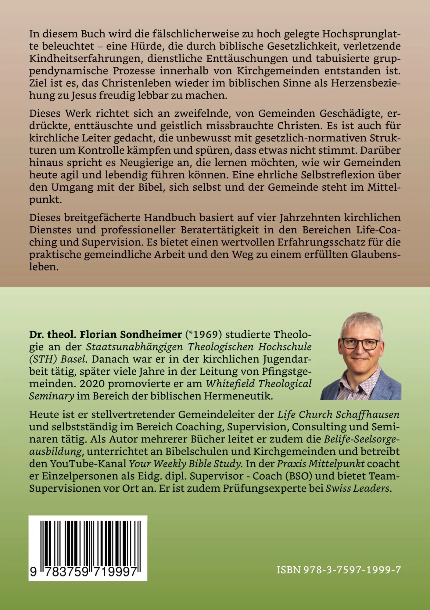 Rückseite: 9783759719997 | Glaubensspannungen reflektieren und eigenverantwortlich handeln | Buch
