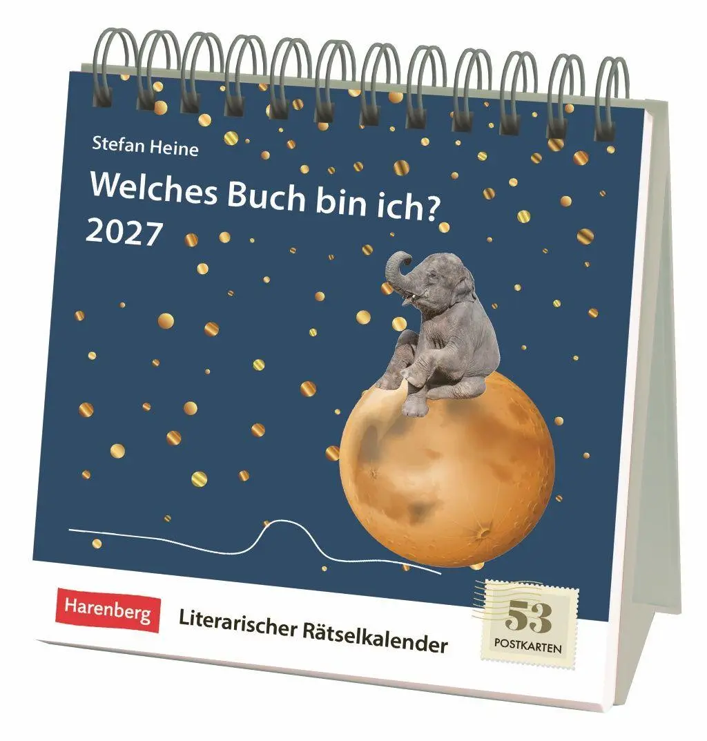 Cover: 9783840039997 | Welches Buch bin ich? Premium-Postkartenkalender 2027 -...
