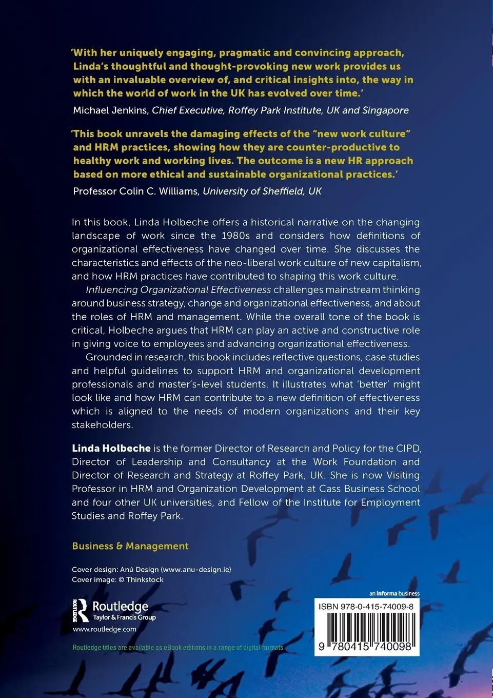 Rückseite: 9780415740098 | Influencing Organizational Effectiveness | Linda Holbeche | Buch