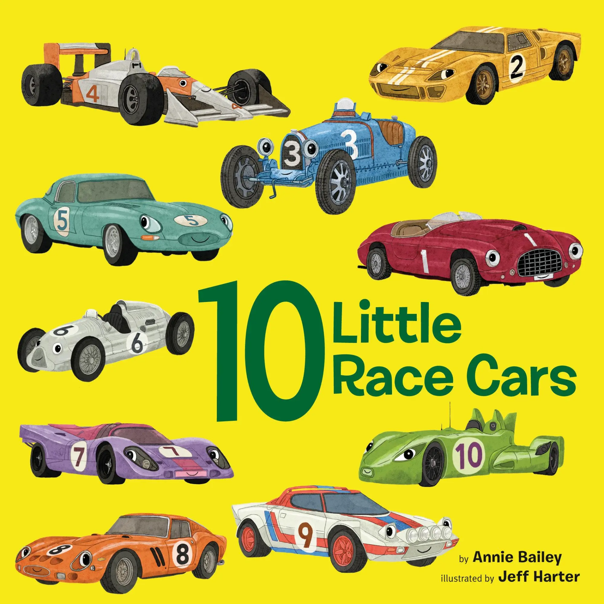 Cover: 9780593710098 | 10 Little Race Cars | Annie Bailey | Buch | Kinder-Pappbuch | Englisch