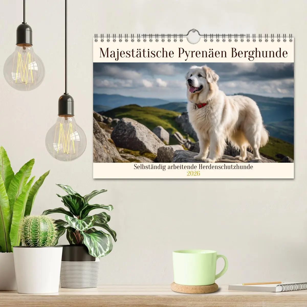 Bild: 9783457330098 | Majestätische Pyrenäen Berghunde (Wandkalender 2026 DIN A4 quer),...