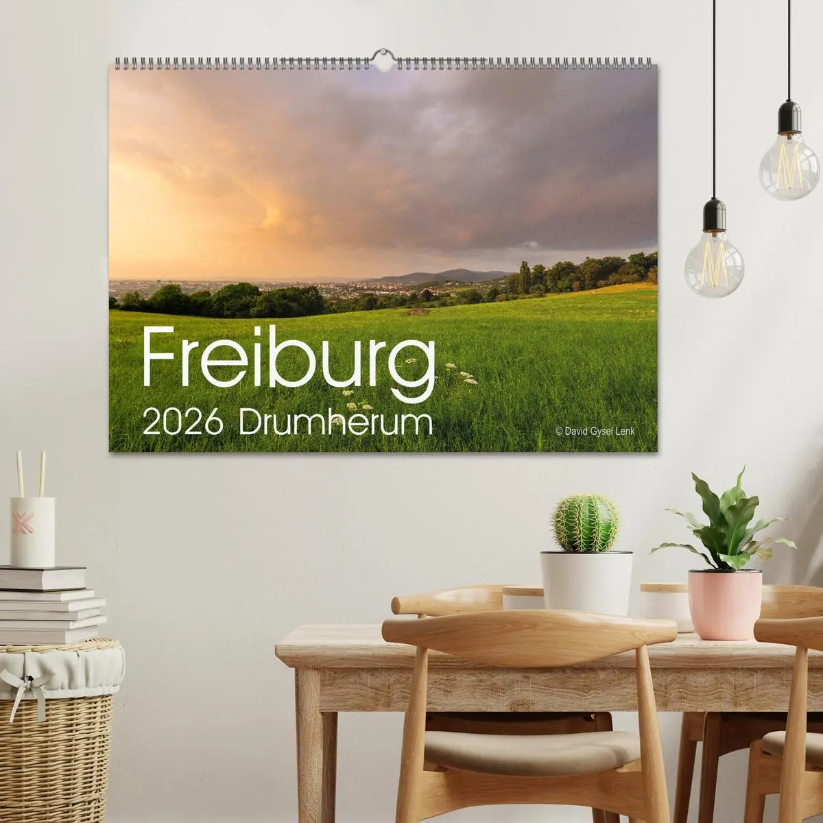 Bild: 9783457640098 | Freiburg, Drumherum (Wandkalender 2026 DIN A2 quer), CALVENDO...