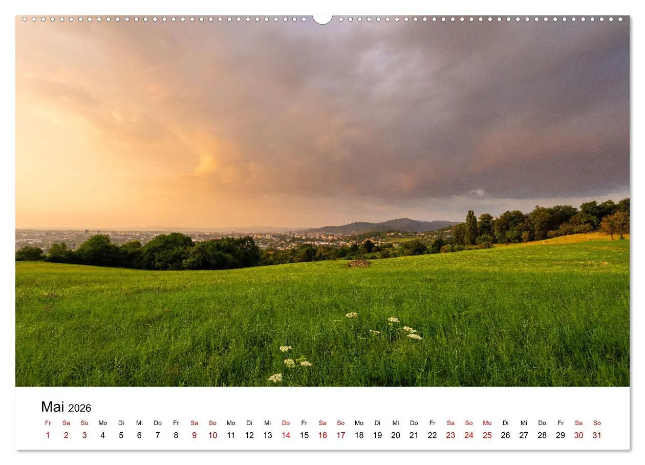 Bild: 9783457640098 | Freiburg, Drumherum (Wandkalender 2026 DIN A2 quer), CALVENDO...