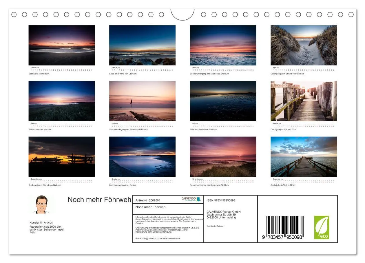 Bild: 9783457950098 | Noch mehr Föhrweh (Wandkalender 2026 DIN A4 quer), CALVENDO...