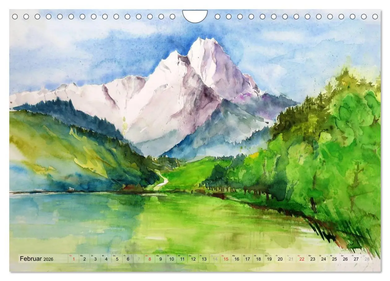 Bild: 9783516040098 | Malerisches Garmisch Partenkirchen - Aquarelle und Fotografien...