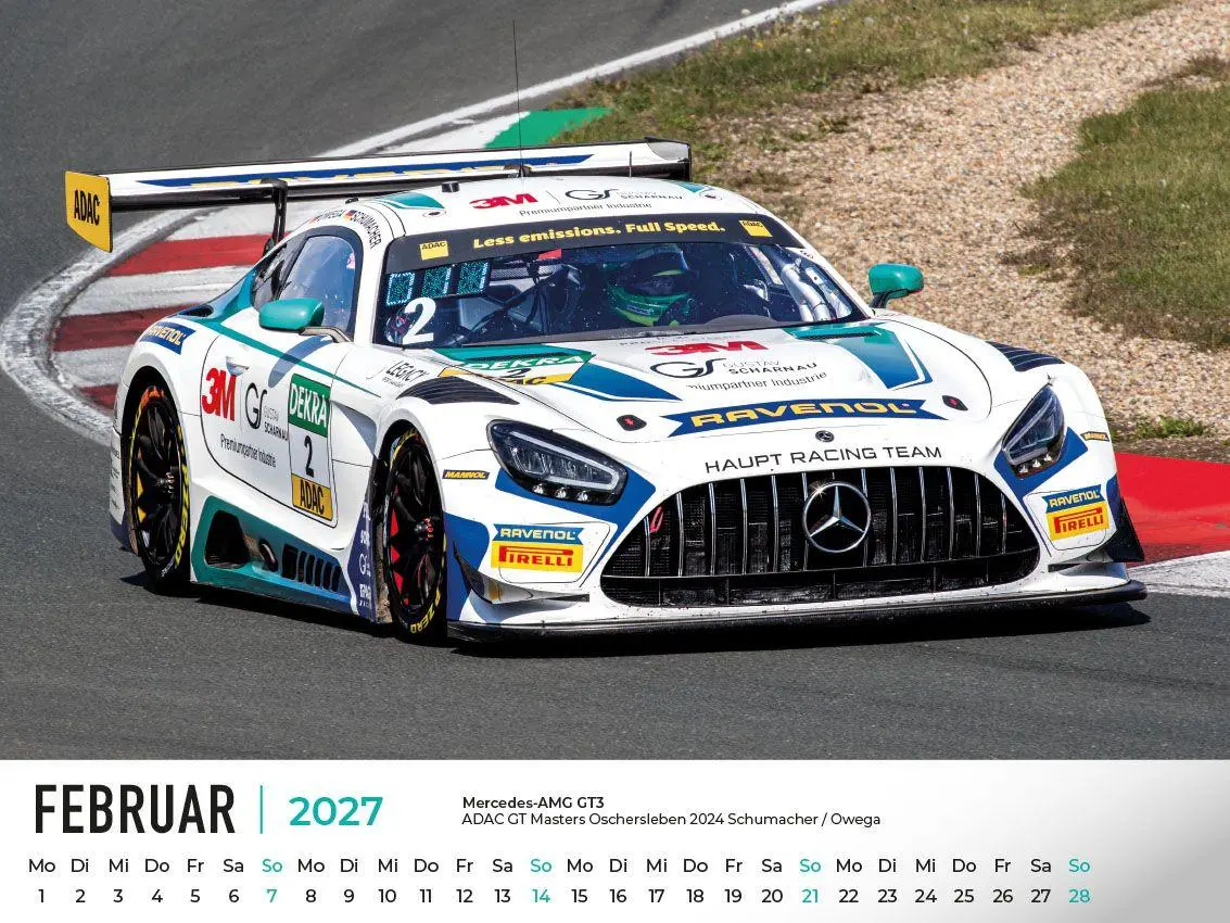 Bild: 9783693570098 | Mercedes im Rennsport Kalender 2027 | Frank Pommer | Kalender | 2027