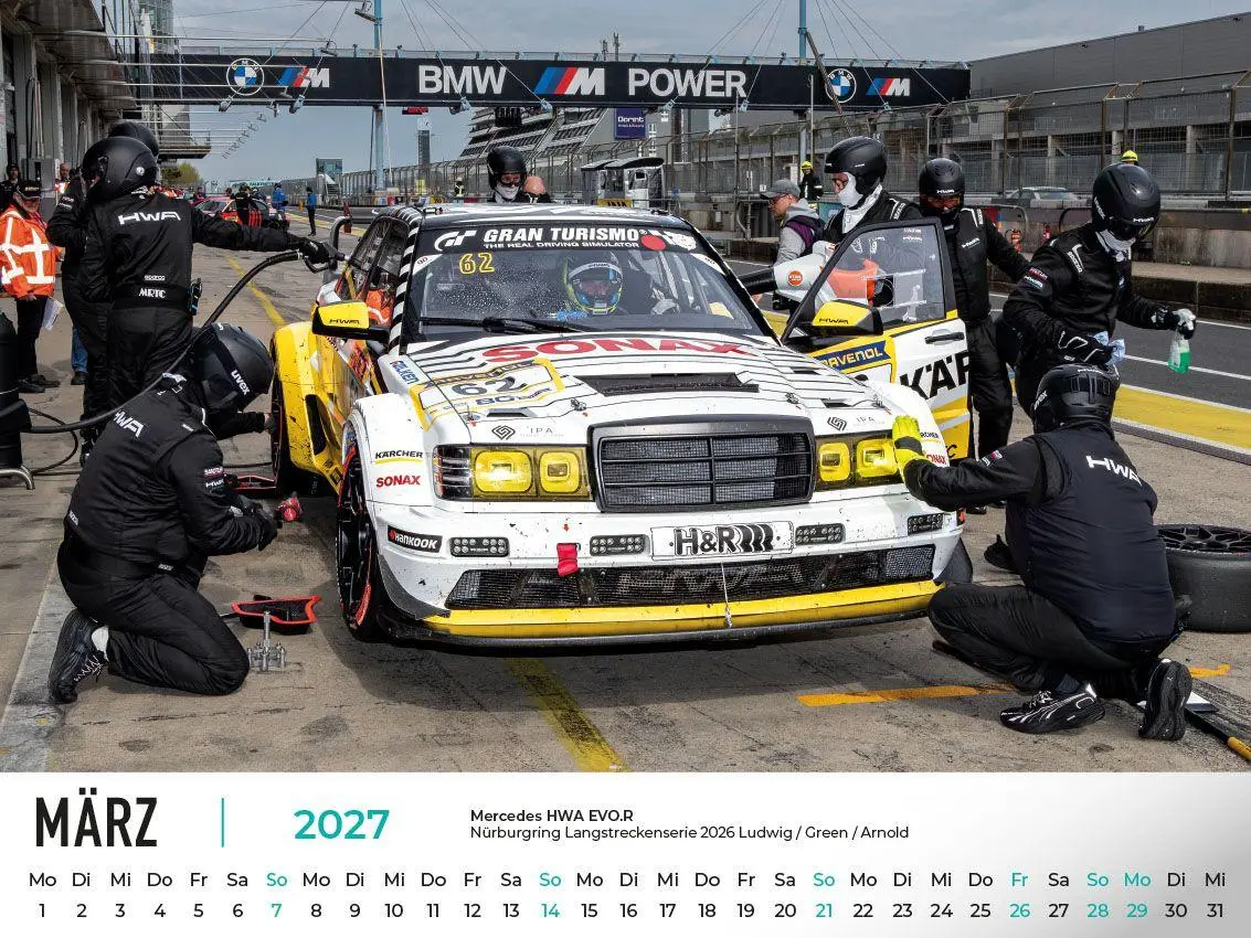 Bild: 9783693570098 | Mercedes im Rennsport Kalender 2027 | Frank Pommer | Kalender | 2027