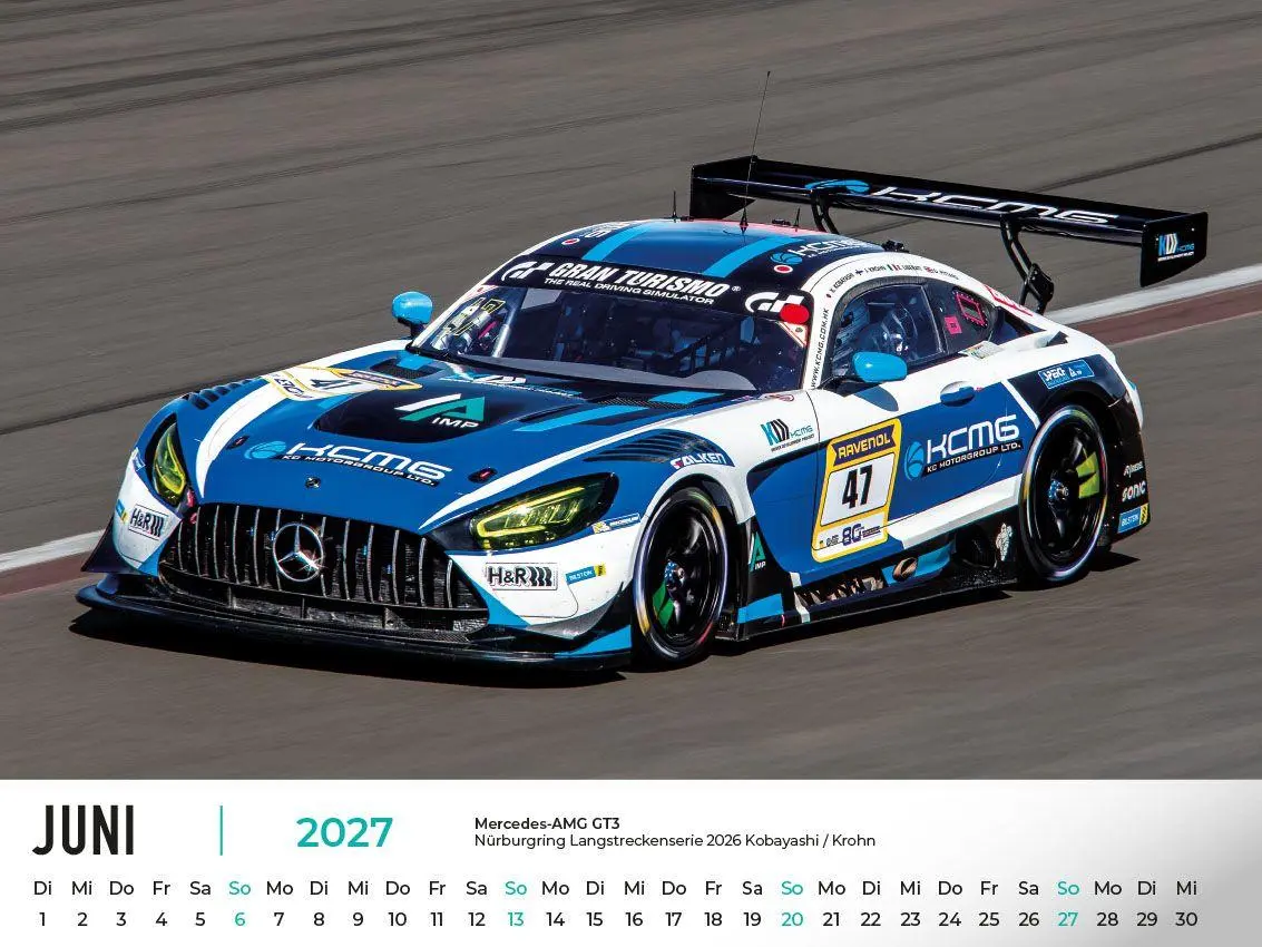Bild: 9783693570098 | Mercedes im Rennsport Kalender 2027 | Frank Pommer | Kalender | 2027