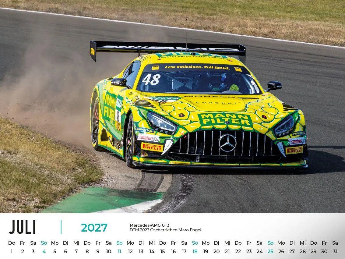 Bild: 9783693570098 | Mercedes im Rennsport Kalender 2027 | Frank Pommer | Kalender | 2027