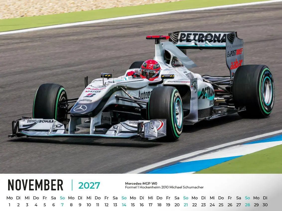 Bild: 9783693570098 | Mercedes im Rennsport Kalender 2027 | Frank Pommer | Kalender | 2027