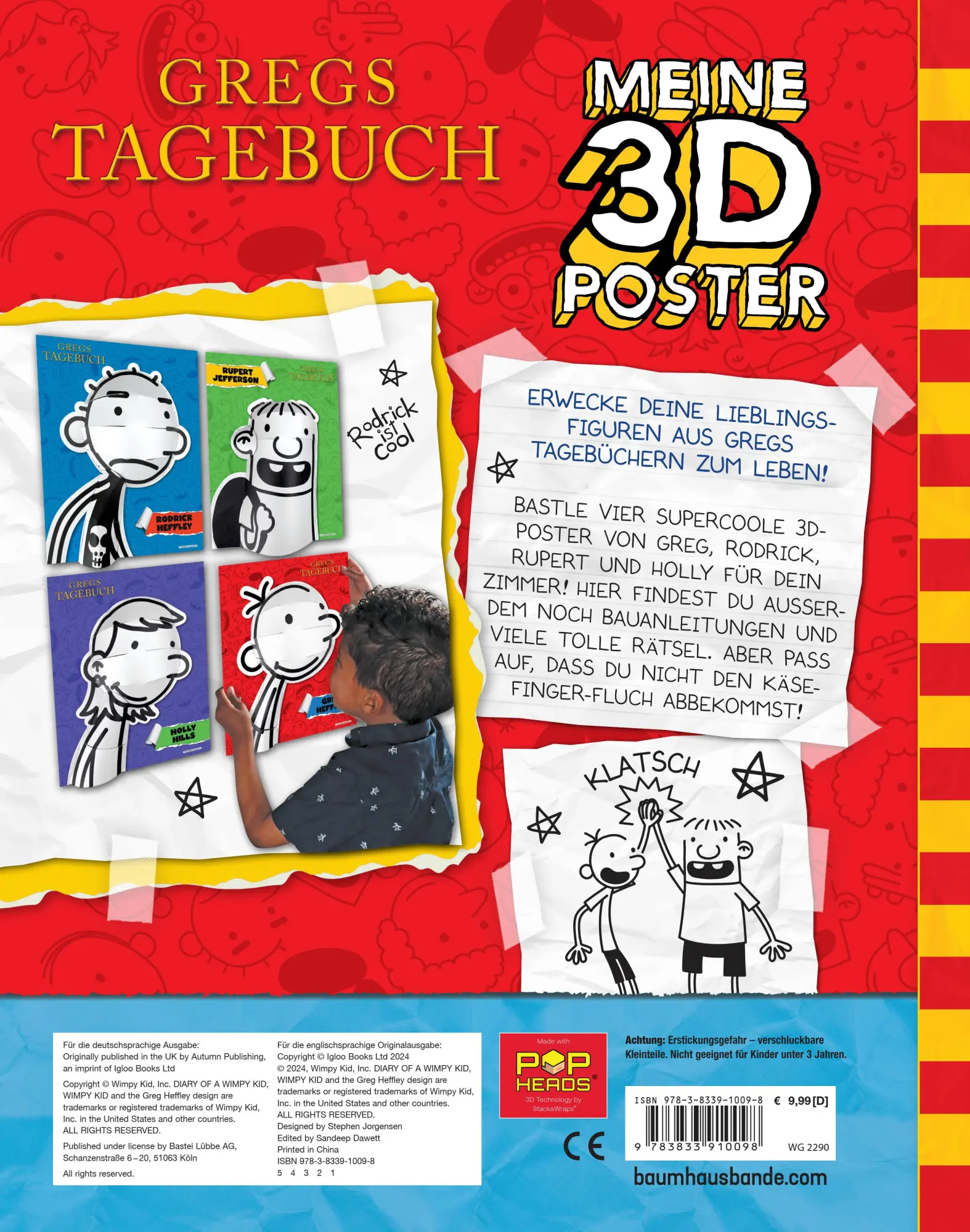 Bild: 9783833910098 | Gregs Tagebuch - Meine 3D-Poster | Jeff Kinney | Taschenbuch | 32 S.
