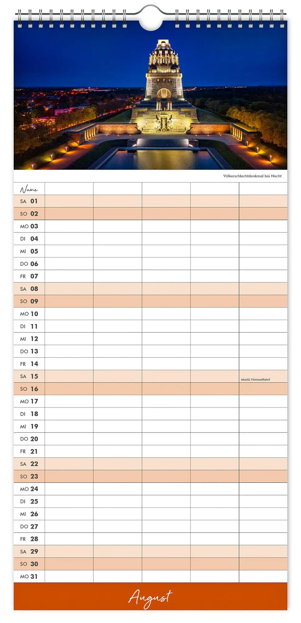 Bild: 9783910680098 | Kalender Familienplaner Leipzig 2026 | Peter Schubert | Kalender