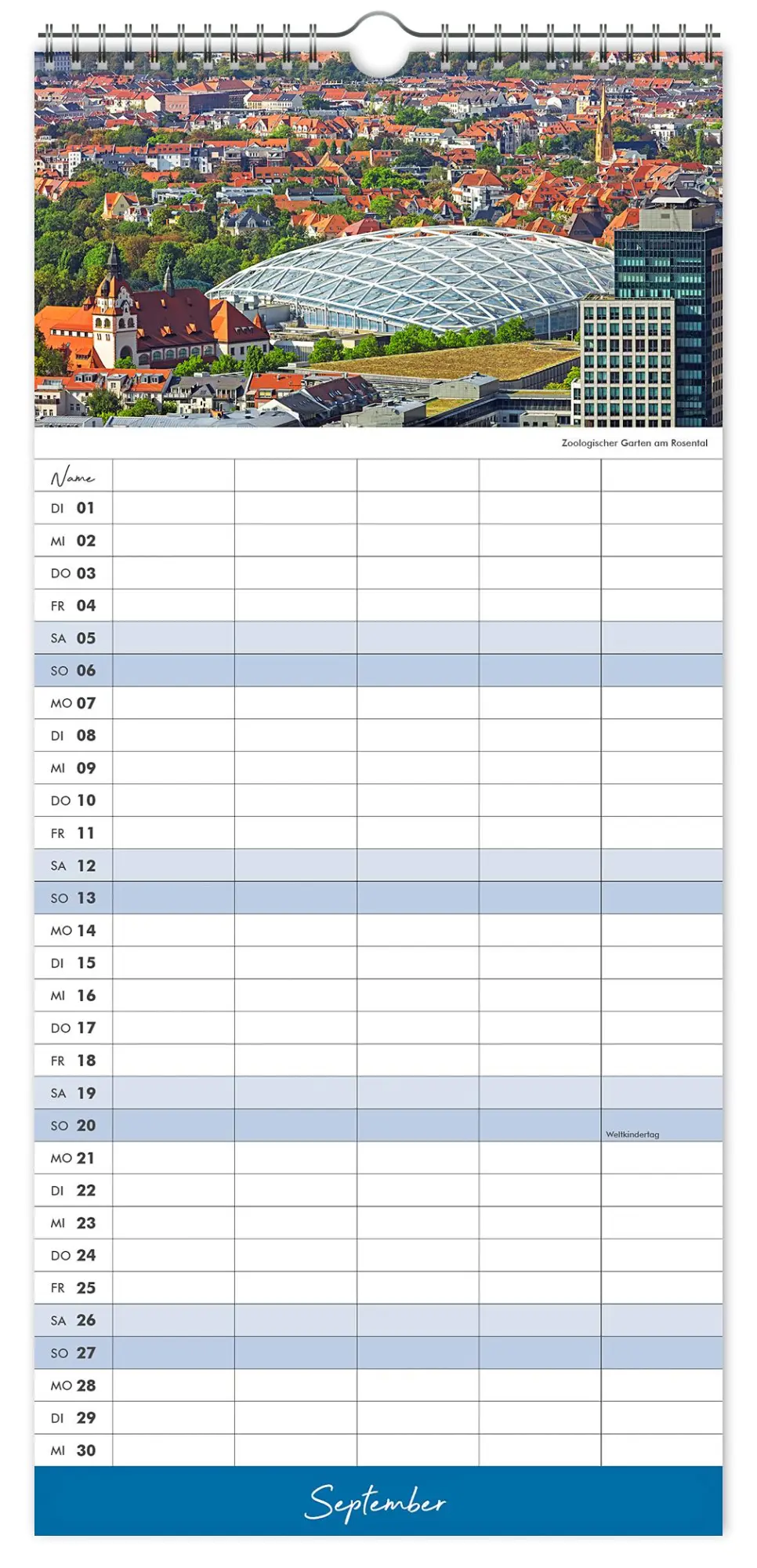 Bild: 9783910680098 | Kalender Familienplaner Leipzig 2026 | Peter Schubert | Kalender