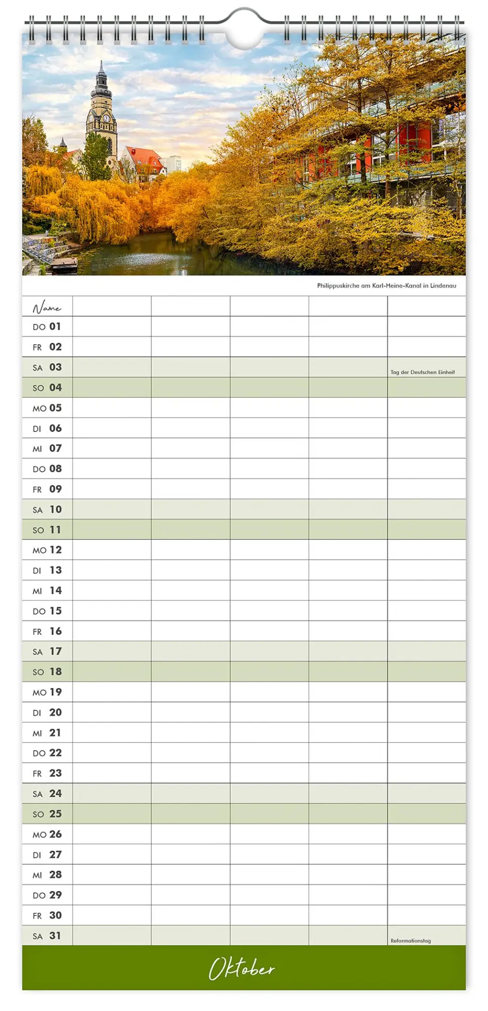 Bild: 9783910680098 | Kalender Familienplaner Leipzig 2026 | Peter Schubert | Kalender