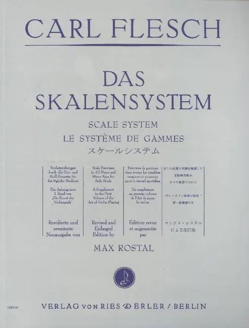 Cover: 9790013000098 | Das Skalensystem für Violine | Carl F. Flesch | Buch | Deutsch
