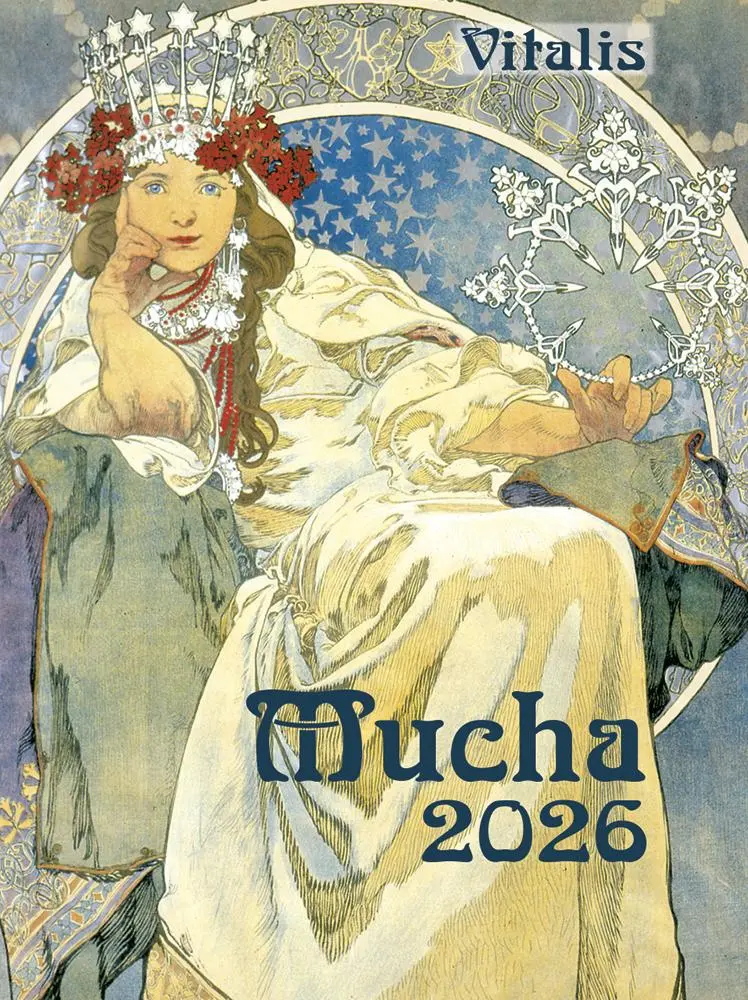 Cover: 8594226440198 | Alfons Mucha 2026 | Minikalender | Alfons Mucha | Kalender | Englisch