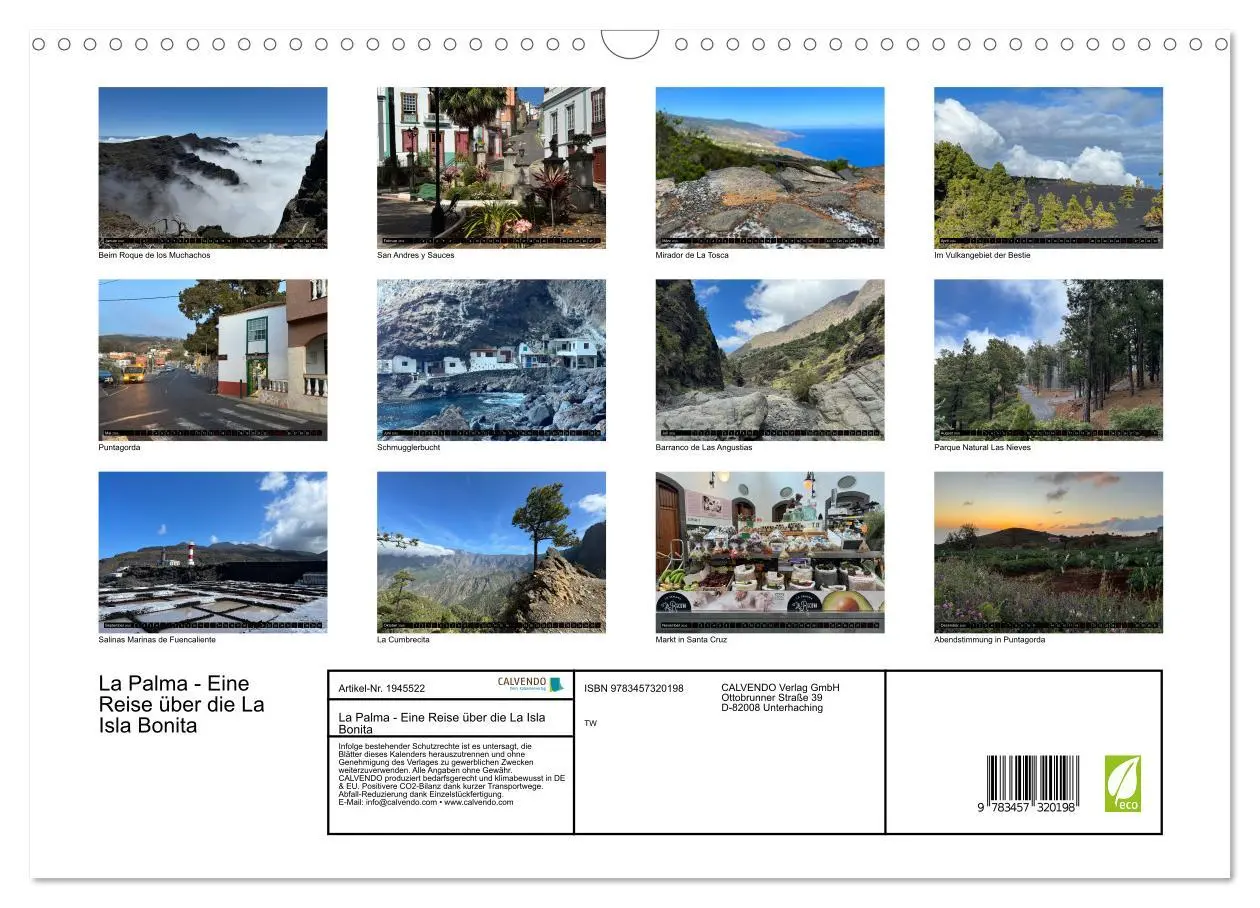 Bild: 9783457320198 | La Palma - Eine Reise über die La Isla Bonita (Wandkalender 2026...