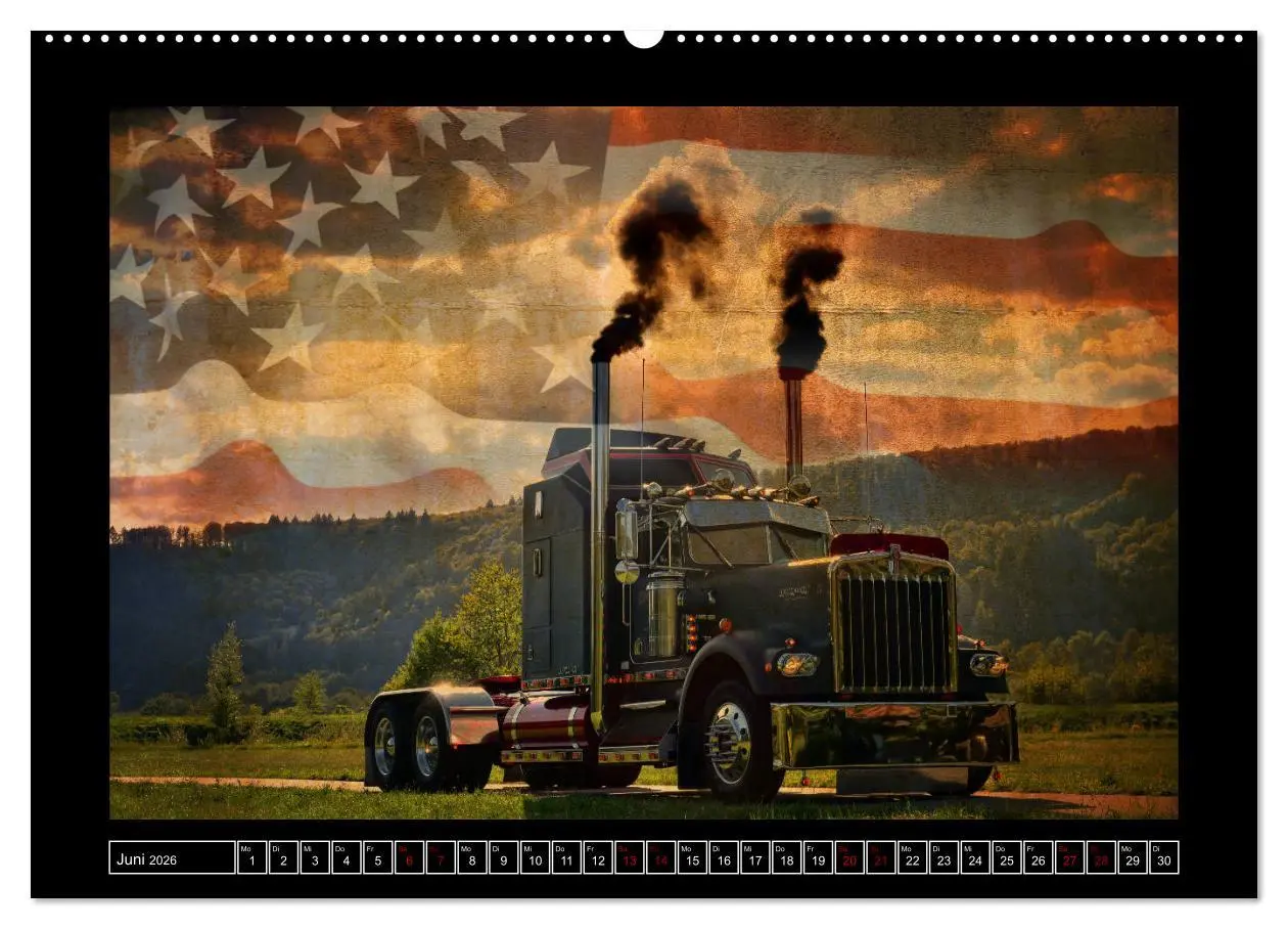 Bild: 9783457870198 | Kenworth W900 PHOTOART (Wandkalender 2026 DIN A2 quer), CALVENDO...