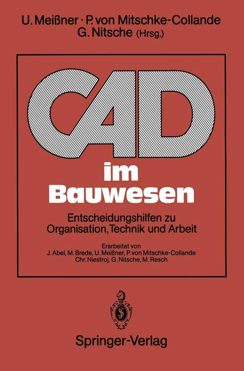Cover: 9783540550198 | CAD im Bauwesen | Günter Nitsche (u. a.) | Taschenbuch | xviii | 1992
