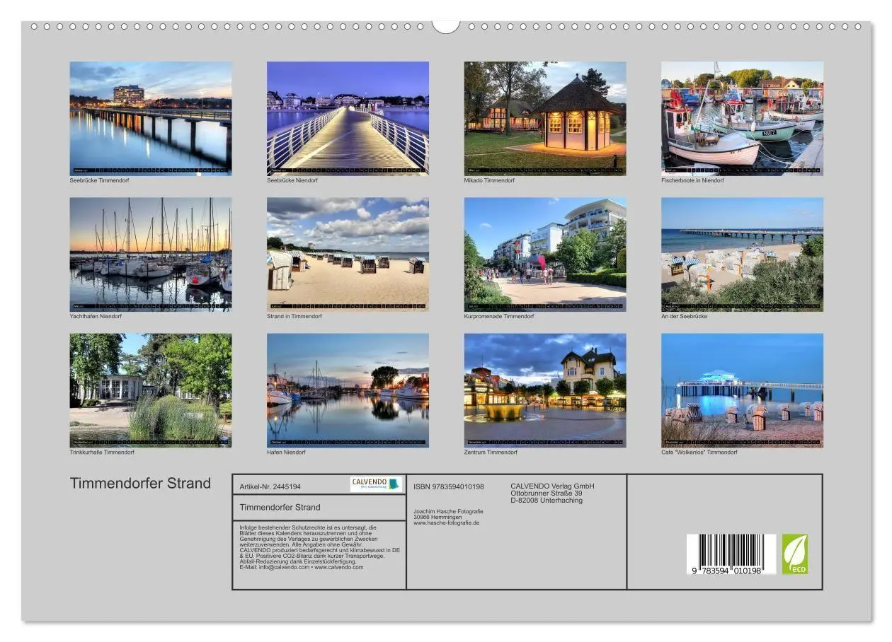 Bild: 9783594010198 | Timmendorfer Strand (hochwertiger Premium Wandkalender 2027 DIN A2...