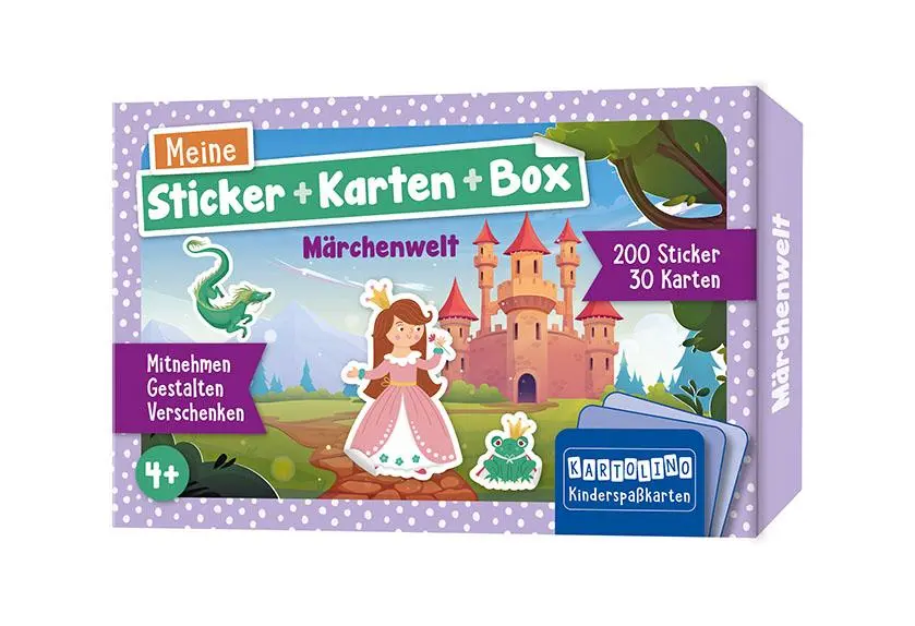Cover: 9783790100198 | Meine Sticker + Karten + Box - Märchenwelt | Taschenbuch | 30 S.