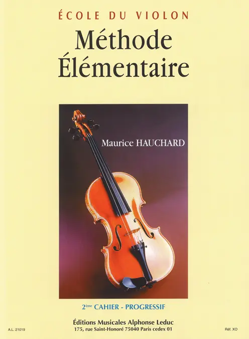 Cover: 9790046210198 | Méthode élémentaire vol.2 pour violon | Maurice Hauchard | Buch