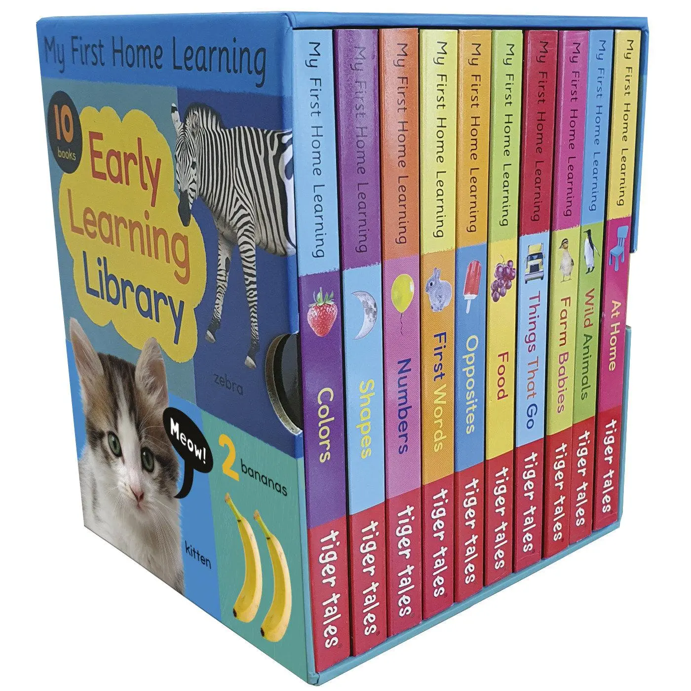 Cover: 9781664350298 | Early Learning Library | Box Set 10 Board Books for Kids | Tiger Tales