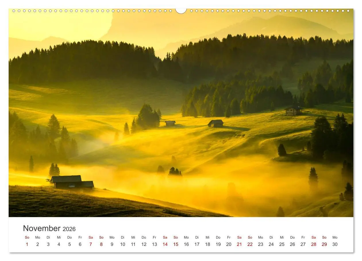 Bild: 9783457550298 | Seiser Alm - Im Herzen der Dolomiten. (Wandkalender 2026 DIN A2...