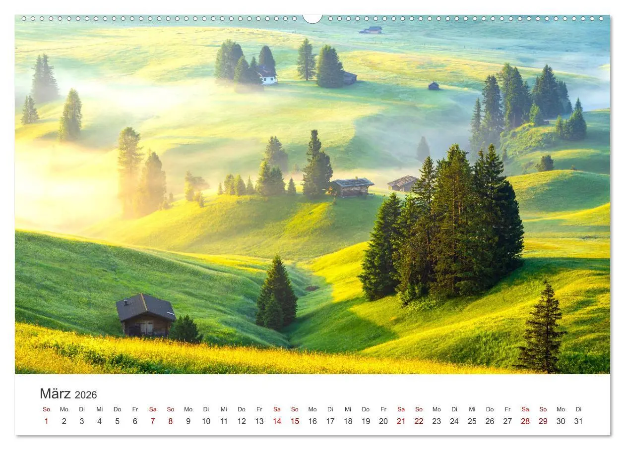 Bild: 9783457550298 | Seiser Alm - Im Herzen der Dolomiten. (Wandkalender 2026 DIN A2...