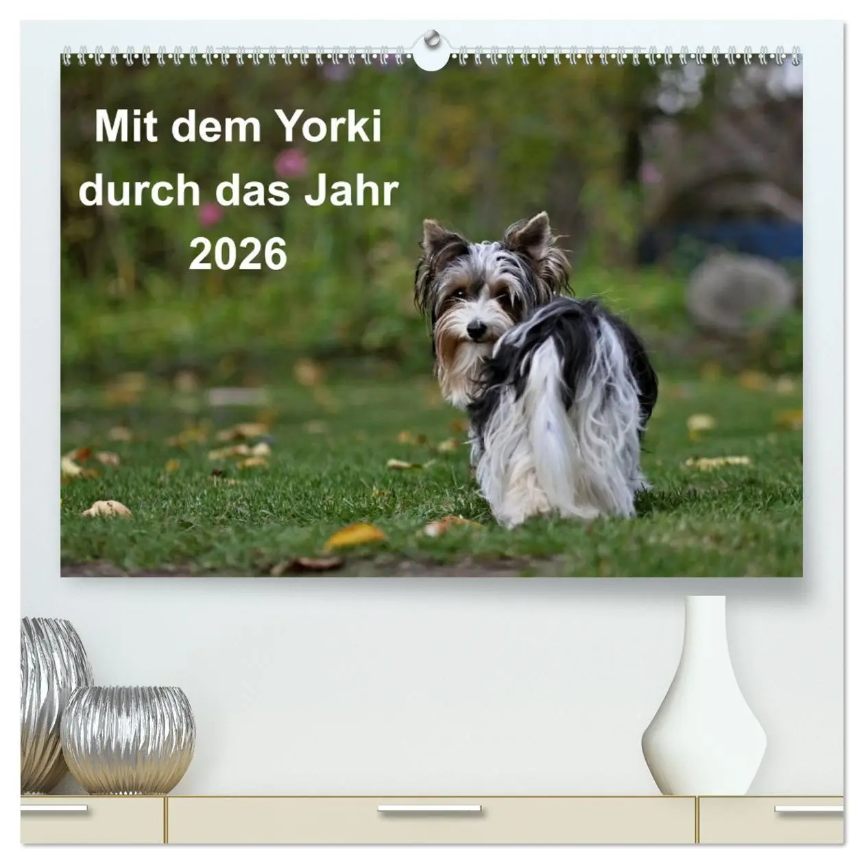 Cover: 9783516020298 | Mit dem Yorki durch das Jahr 2026 (hochwertiger Premium...