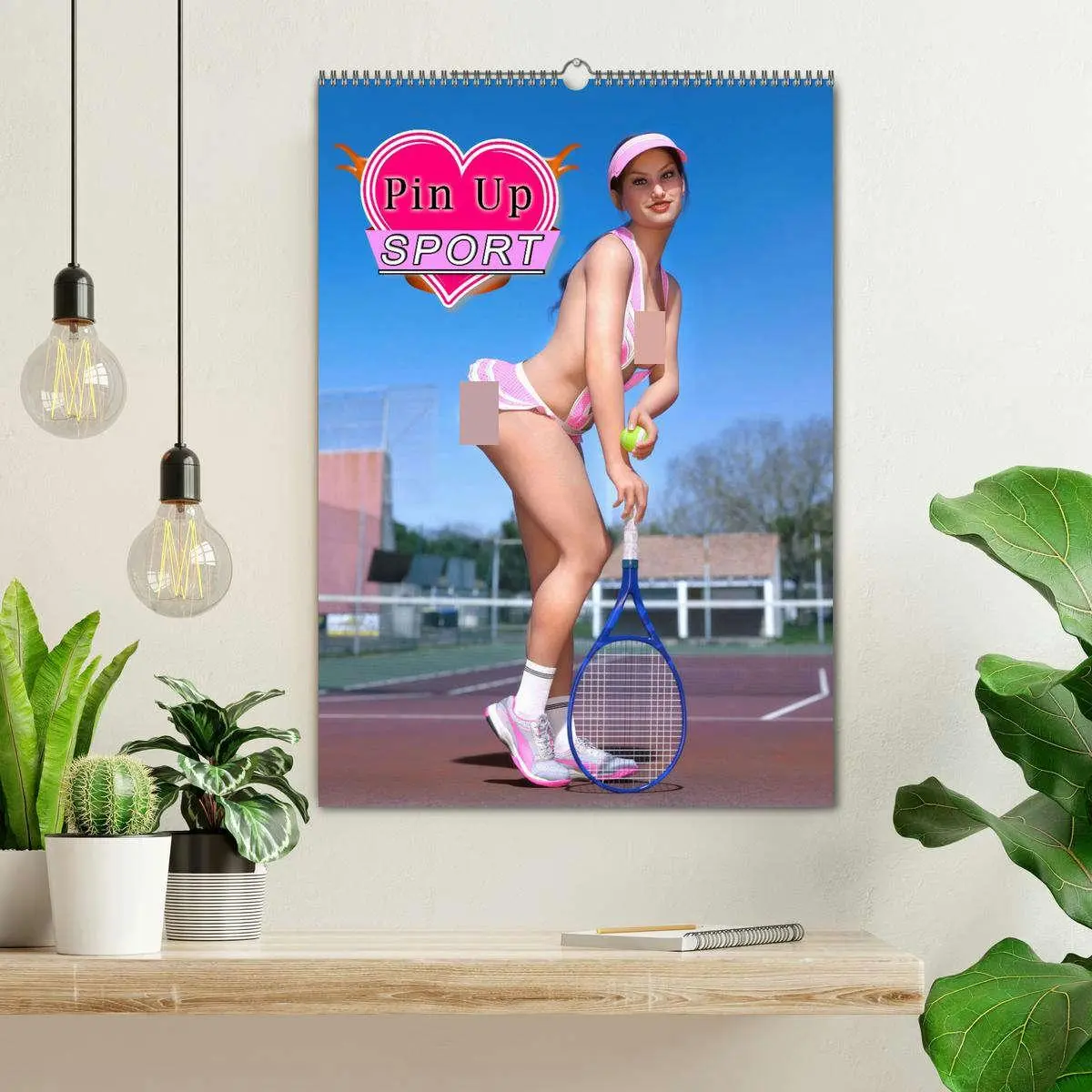 Bild: 9783516330298 | Pin Up Sport (Wandkalender 2026 DIN A2 hoch), CALVENDO Monatskalender