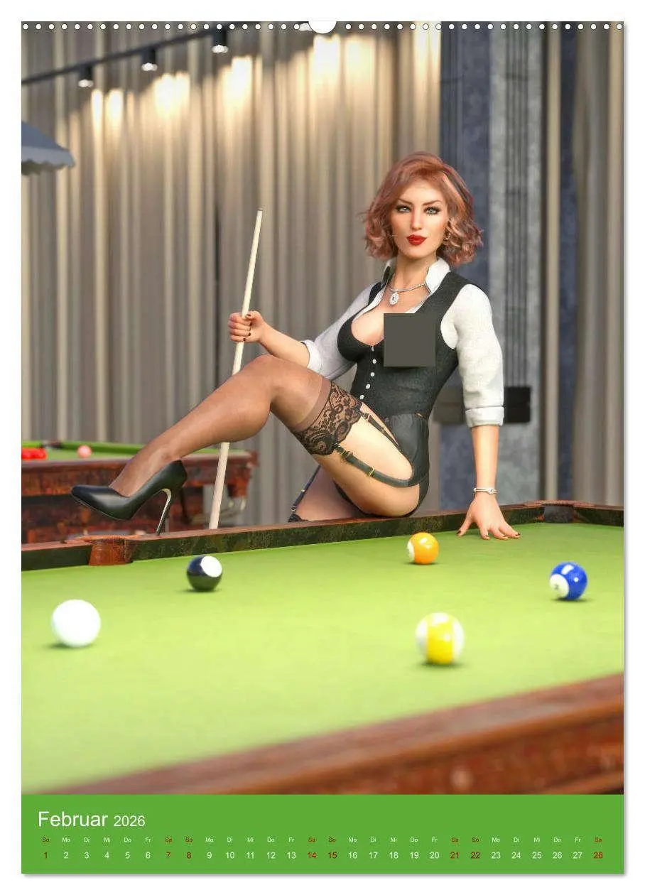 Bild: 9783516330298 | Pin Up Sport (Wandkalender 2026 DIN A2 hoch), CALVENDO Monatskalender