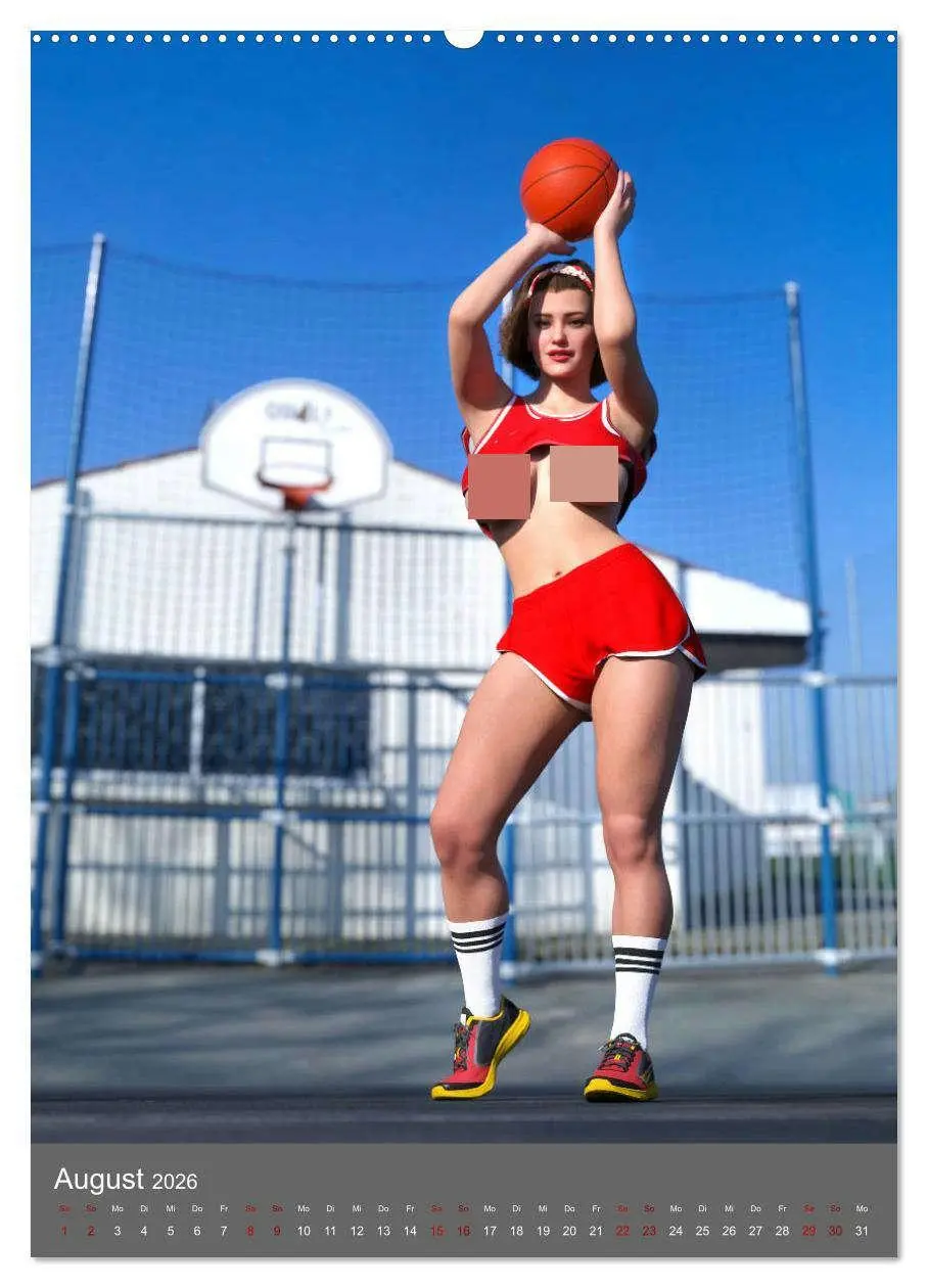 Bild: 9783516330298 | Pin Up Sport (Wandkalender 2026 DIN A2 hoch), CALVENDO Monatskalender